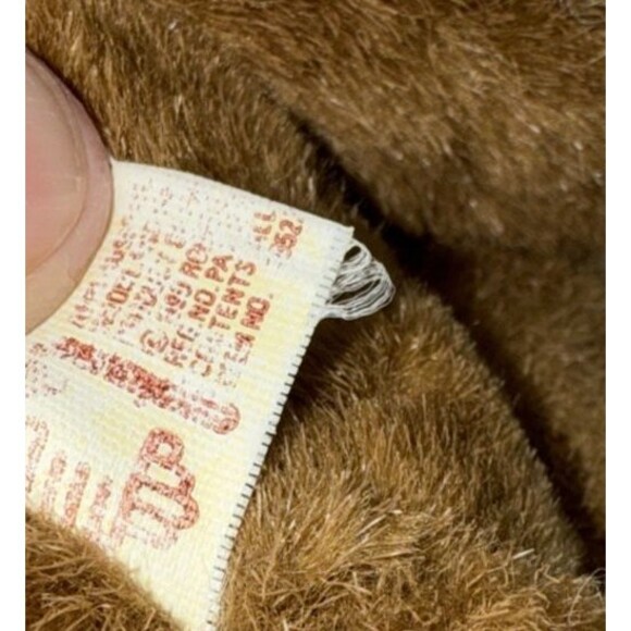 Vintage Robert Raikes Brown Jointed Teddy Bear Nursery Miniatures Applause 8” - Picture 9 of 16